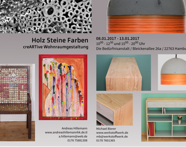 Holz Steine Farben - CreARTive Wohnraumgestaltung